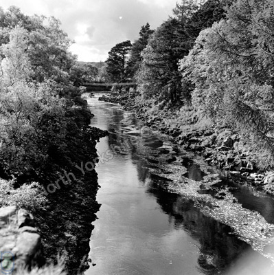 River Tees below Wynch Bridge, 1965